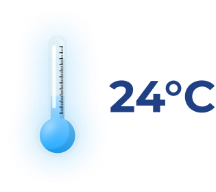 24°C